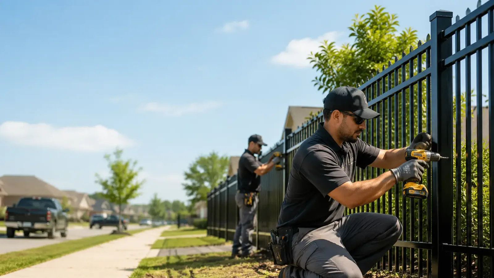 Metal Fence Installation in Wayne, OK